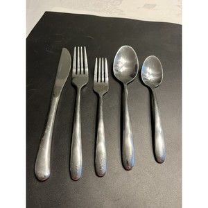 20pc Stainless Flatware Set 5pc Serving Set for 4
